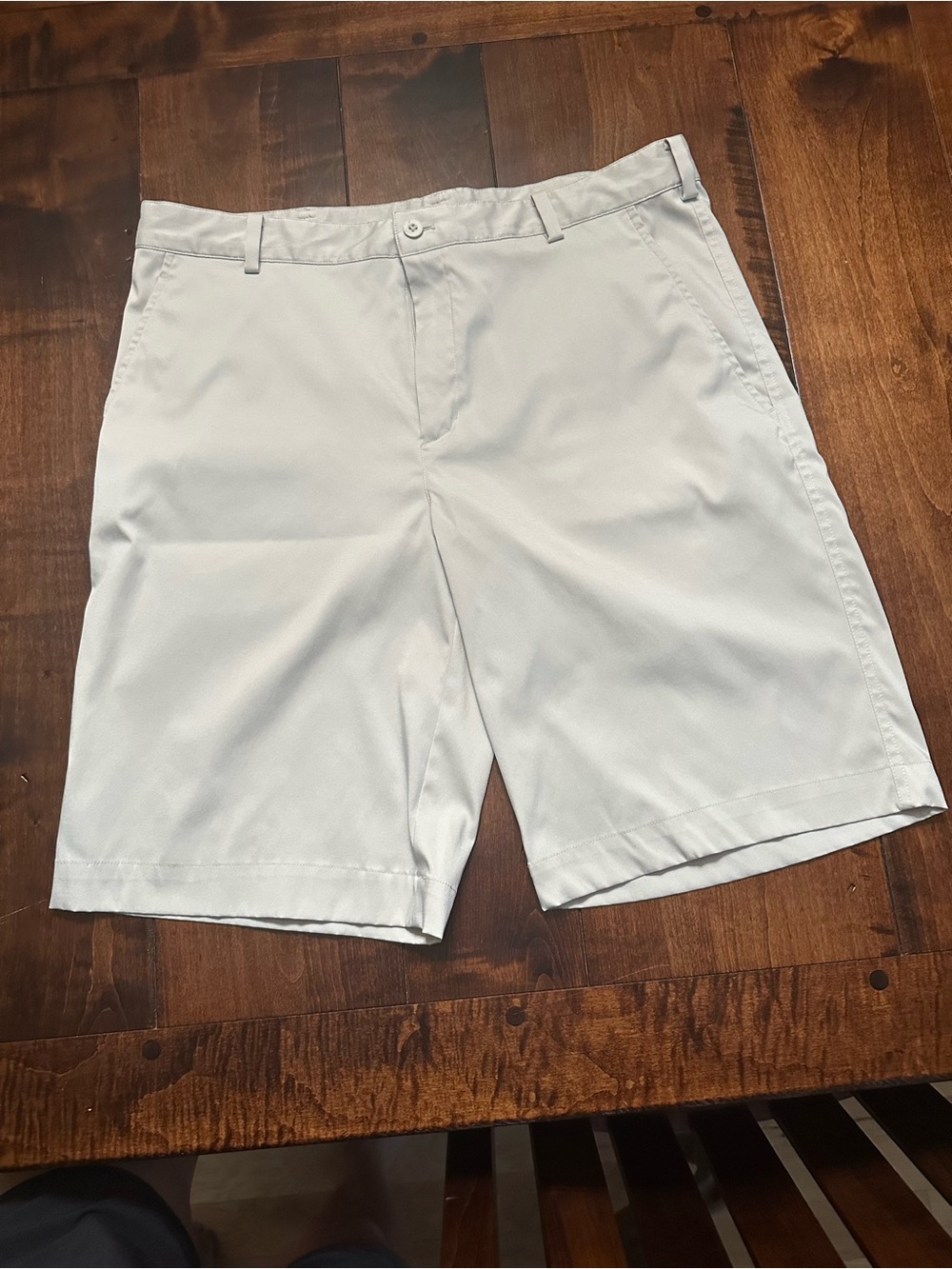 Nike Men's Tan Dry-fit Flat Front Golf Shorts